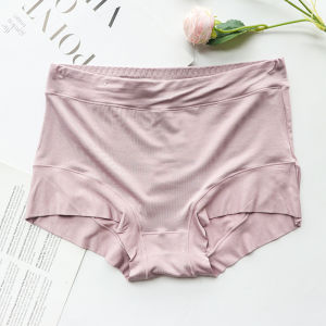 กางเกงชั้นในสตรีทรงโมดอลระบายอากาศได้ดี ทรงบาน กางเกงชั้นในทรงวัยรุ่น ทรงเอวกลาง ทรงวัยรุ่น ผลิตจากผ้าโมดอล สีพื้น