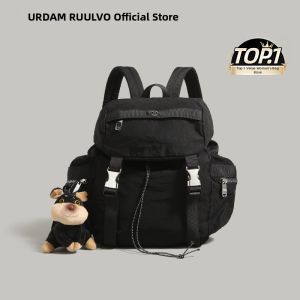 URCDN RDALVO | Womens New 2026 Nylon Backpack Large Capacity School Bag