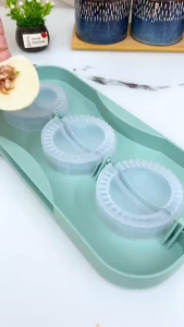 8-Grid Dumpling Making Mold Pleated Pressing Edge Design Dumpling Mould Labor-Saving Dumpling Maker Kitchen Accessories