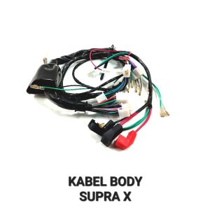 Kabel Body Supra X - Cable Cabel Tali Seling Harness Wire Body Bodi Utama Set Komplit Honda Supra Lama Old 100cc