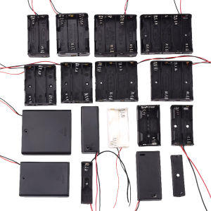 Battery Box with Cover And Switch 1-8 Cells 18650 Battery Holder 9V Battery Case for Electronic Components Market