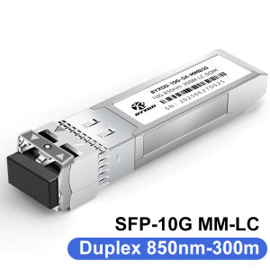 10G Optical Module SFP+ Transceive to Duplex LC Multimode Fiber Module Compatible Adaptive Rate with Router Switch Mikrotik/Mera