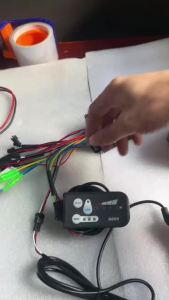 20A 24V/36V/48V Sine Wave Brushless Motor Controller 350W with S810 LED Display PAS 12 Magnets and Throttle Set for E-bike