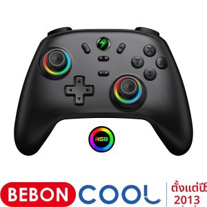 BEBONCOOL สวิตช์ไร้สาย 2 คอนโทรลเลอร์สำหรับสวิทช์ OLED/LITE/Android/IOS ฮอลล์เอฟเฟกต์จอยสติ๊กพีซีโปรเกมแพด