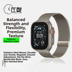 CRAFTSMAN DAI | New Milano Stainless Steel Apple Watch Band Ultra Compatibility