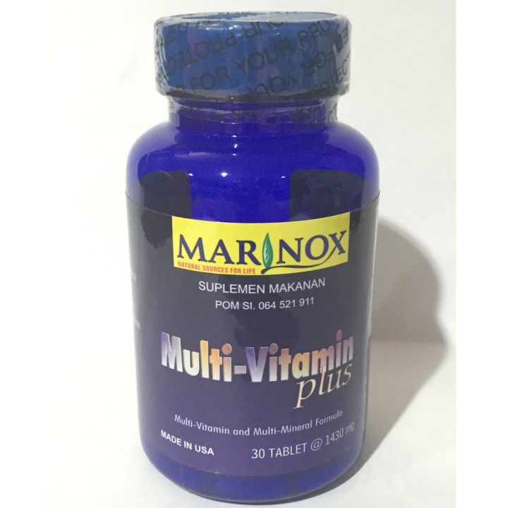 MULTIVITAMIN PLUS MARINOX 30' MULTI VITAMIN DAYA TAHAN TUBUH STRESS ...