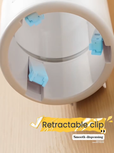 Ecoco Disposable Cup Holder for Water Dispenser Wall Mounted Dust-Proof Paper Cups Rack E25127