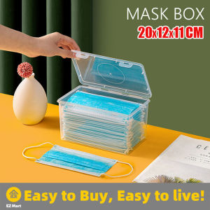 Fast Shipping: Dust Proof Mask Storage Box & Home Organization Containers