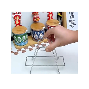 Giá gác vung nắp nồi gác thớt tiện lợi - Kệ để nắp nồi gác thớt đa năng