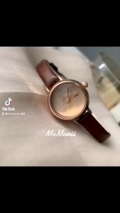 Jam Tangan Wanita Fashion Tali Kulit Analog Kecil Kasual Gaya Korea Original mini Cewek Barsh PROMO