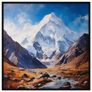 Tranh phong cảnh sông núi. Tranh treo tường dán tường Canvas. CGI-212