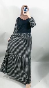 GAMIS ZARRA DRESS NILA SALUR MAXY WANITA