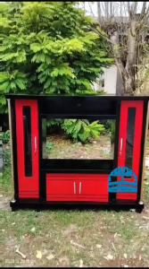 Buffet tv meja tv 32 in pajangan buku model minimalis