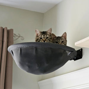 Cat Hammock Wall Mounted Foldable and Stable Breathable Cat Bed for Sleeping Playing Climbing and Resting