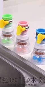 Universal 360° Rotatable Kitchen Faucet Nozzle - Aerator Filter Adapter for Water Conservation & Purification