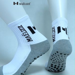 Maelizz ถุงเท้าฟุตบอล ปลาหมึก9(รุ่นใหม่) ถุงเท้ากีฬา กันลื่น เพิ่มความหนาพื้นถุงเท้าและระบายอากาศ  ใส่ได้ทั้งหญิงและชาย หนานุ่ม ใส่สบาย FPA M71