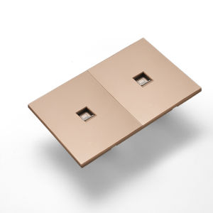 Skin Sensation 1 Socket Computer Rocker Switch Integrated Panel Skin Feel Paint Embedded Button Light Switch Power Sockets Paint