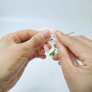 Set làm hoa ngày tết trang trí tết kẽm nhung