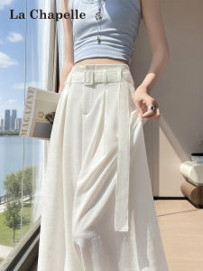 La Chapelle | White Breathable Slimming Wide Leg Pants
