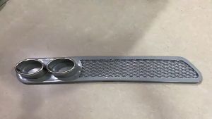 Isi 2 Simulated Exhaust Car Air Flow Fender Hood Vent Knalpot Tempel Sport