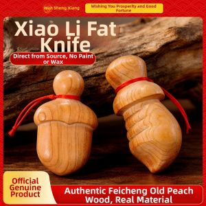 WANSHIXIANG | Natural Peach Wood Hand-carved Decorative Charm Gift
