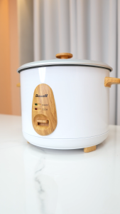 Dowell 10-Cup Rice Cooker | Non-Stick Aluminum Rice Pot | Automatic Keep Warm Function | Tempered Glass Lid | 700W | RC-100G