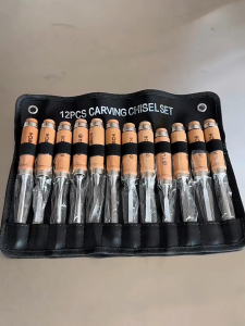 ชุดสิ่วแกะสลักไม้ แบบมืออาชีพ สําหรับงานไม้ 12 ชิ้น แบบประสบการณ์ สำหรับผิวแกะสลัก 12 ชิ้น เพื่อให้คุณมีความงามและคุณภาพในการใช้งาน