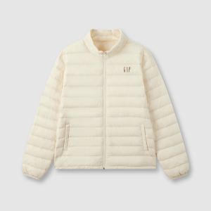 Gap | Printed Logo Multi Pocket Small Collar Lightweight Winter Down Jacket