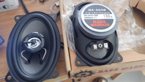 Cặp Loa Cánh Cửa Ô Tô Hình Bầu Dục 4 x 6 inch (10 x 16 cm) - Loa Đồng Trục 3 Đường Tiếng - Loa Hột Xoài 150W BA-4650