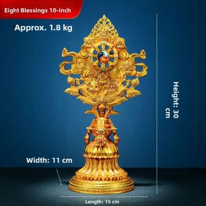 OSITE | Gold Plated Auspicious Copper Decorative Figurines