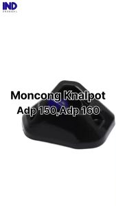Moncong Knalpot Honda ADV 150 160 Tameng Cover Tutup Ujung Kenalpot Muffler Exhaust Plastik Hitam