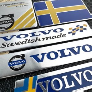 VOLVO Stickers 3D Aluminum Alloy Logo Car Stickers Metal Nameplate Decoration Sticker