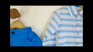 Setelan Kemeja Anak CASUAL BIRU MUDA 1-5 Tahun / Baju Anak Berkualitas