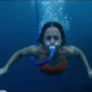 2m Full Dry Snorkel for Underwater Swimming Diving Anti-Choking Silicone Breathing Tube