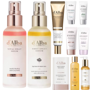 White Truffle Initial Mist Essence Vitamin C Spray Serum Air Fit Fresh Sunscreen Stick Light-weight Facial Sunscreen Skin Care