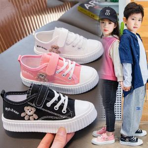 Korean Style Childrens Canvas Shoes 2025 Spring Autumn Boys Soft Bottom Fashionable Boys Shoes Breathable Low Top Sports Shoes