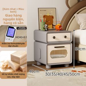 ZHUSHANXIA | Tủ Đựng Gần Giường Kiểu Kem Sáng Tạo Thân Thiện Với Trẻ Em