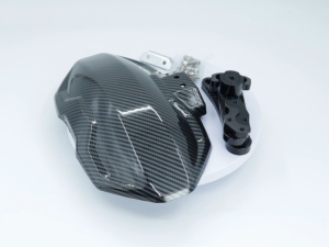 Motorcycle Universal Rear Mudguard Carbon Fiber CNC aluminum adjustable electric car rear fender