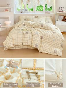 MENGWEIJUE | Vỏ Chăn Bông 100% Cotton Vải Thô Cũ 180x220x240cm