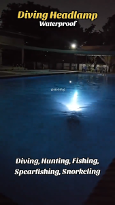 Underwater 200m Super bright 100m Diving Headlight Flashlight rechargeabl waterproof Led High Power Outdoor