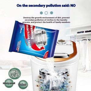 Deukio 50g máy giặt tự động trống và cánh quạt sạch hơn loại bỏ nấm mốc & mùi giữ quần áo tươi