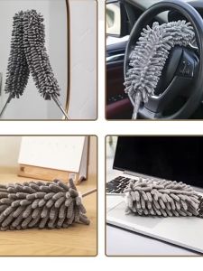 621 Kemoceng Microfiber 4 In 1 Pembersih Debu Bisa Tekuk Adjustable
