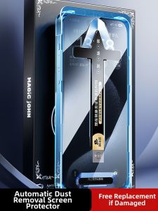MAGIC JOHN | Privacy Tempered Glass Full Coverage iPhone Screen Protector
