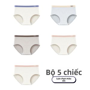 Quần lót tam giác MiiOW cotton nguyên chất kháng khuẩn thoáng khí cho bé gái