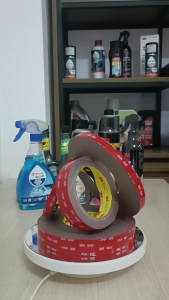 Băng keo 2 mặt cường lực  siêu dính màu xám 3M VHB GPL-110 dài 3m - nhiều kích thước dán logo đồ chơi xe dán được nhiều bề mặt như nhựa thủy tinh