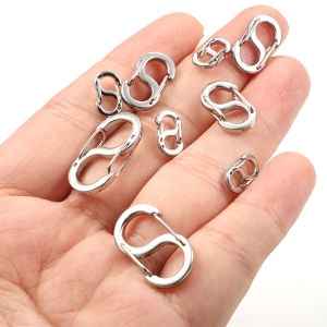 Polishing Stainless Steel S-buckle Double-headed Spring Buckle diy Jewelry Bracelet Necklace Accessories