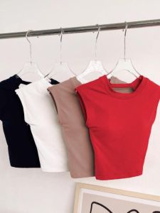 Seductive Backless Fixed Cup Sports Tank
