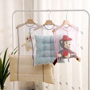 MLADEN Double Layer Pillow Drying Net Outdoor Windproof Pillow Breathable Storage Bag Multi-functional Doll Drying Hanger