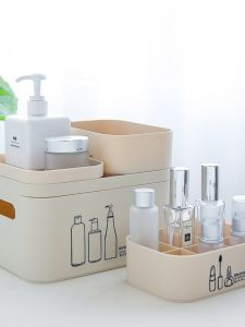 Cosmetics Stationery Storage Box Jewelry Desktop Lipstick Organizing Box Rubber Band Jewelry Children Hairpin Dressing Table Multi-Grid