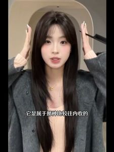 วิกผมหญิง วิกผม วิกผมตรงสไลด์เลเยอร์ สีน้ำตาลเข้ม (ยาว72cm) ปรับระดับได้ แถมฟรีเน็ตผม พร้อมจัดส่งเร็ว